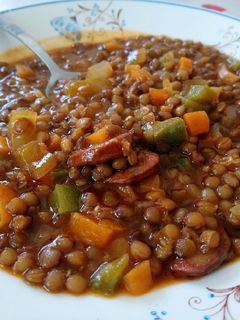 Una foto de Lentejas a mi manera 🥄
