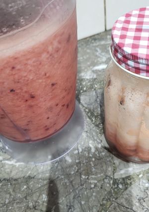 Una foto de Licuado de Ciruela light