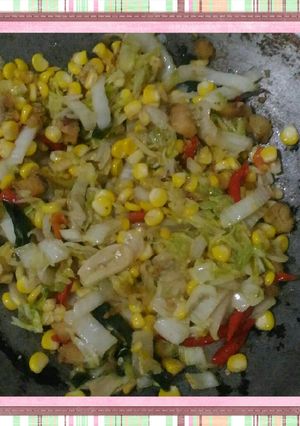 Foto resep Sawi putih Jambal Roti