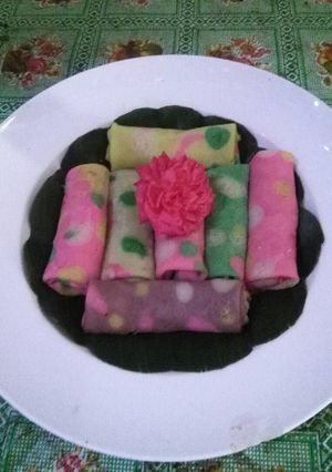 Foto resep Dadar gulung polkadot