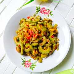 Tumis Pare Rebon (sy pakai ebi)-レシピのメイン写真