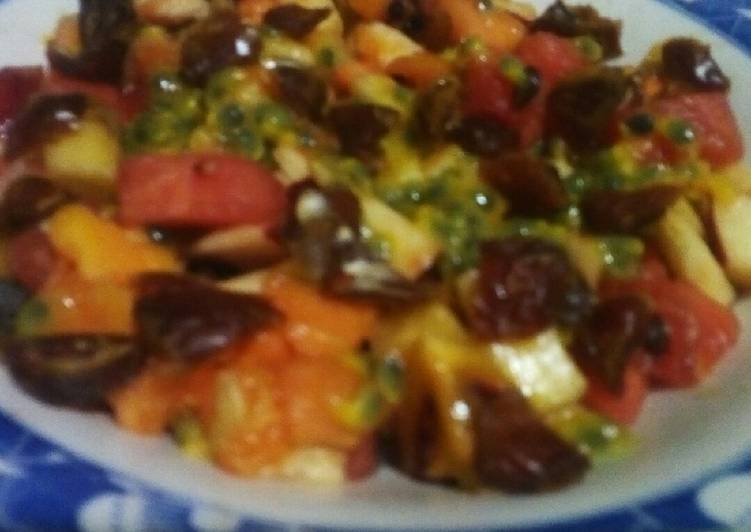 Recipe of Speedy Mixed Fruit salad#saladcontest
