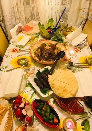 صورة لوصفة دجاج محشي