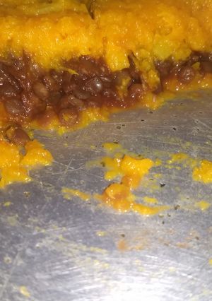 Una foto de Pastel de lentejas