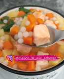 💥 SOPA DE SALMÓN CON NUDELN 💥