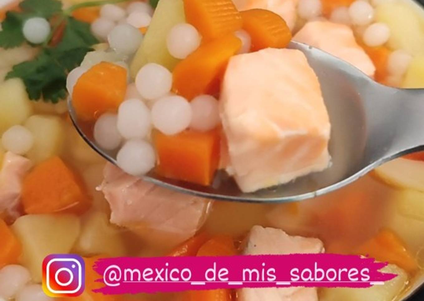 💥 SOPA DE SALMÓN CON NUDELN 💥