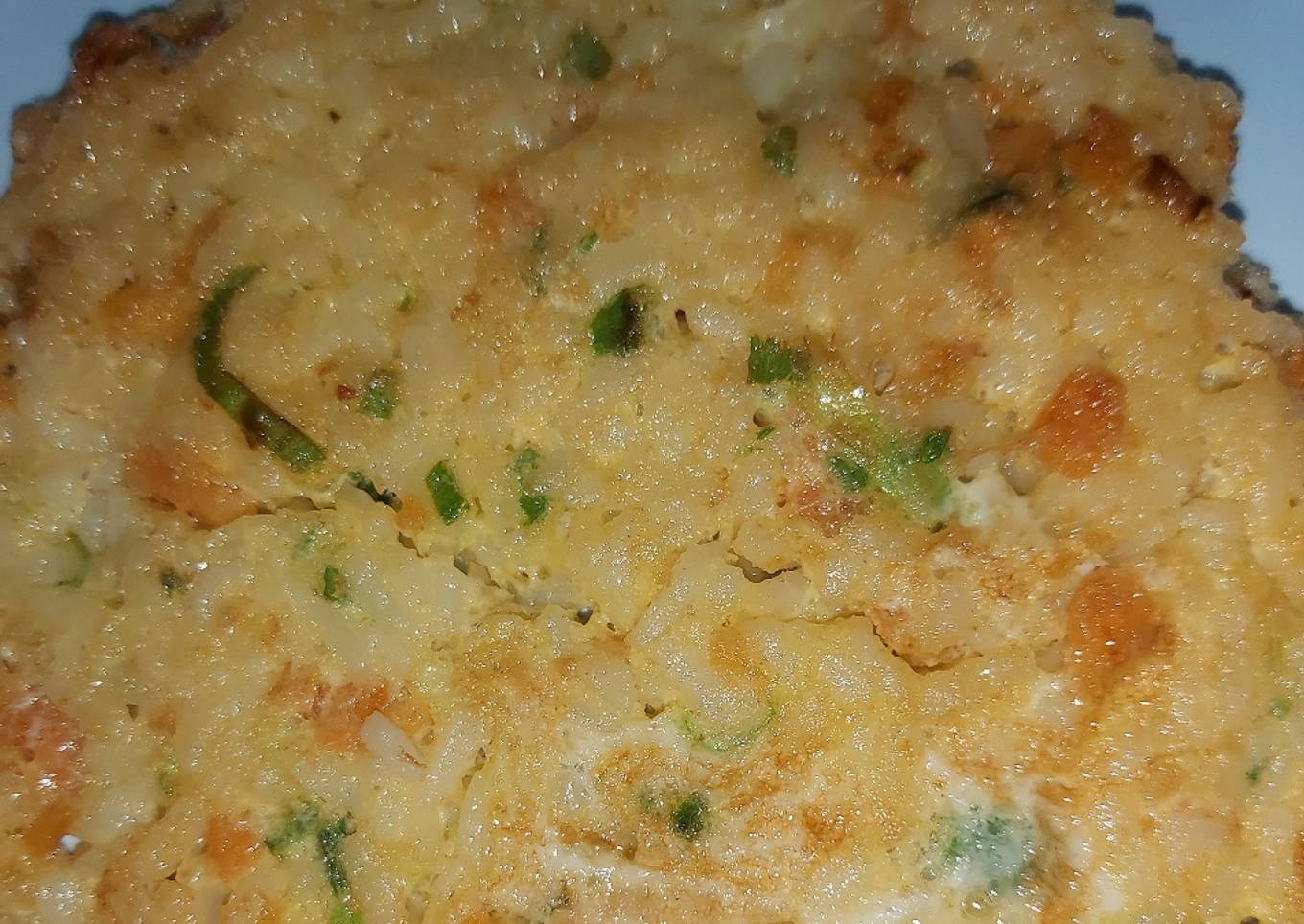 Omelet nasi sayuran mpasi 1 thn