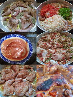 صورة لوصفة قلاية البندورة بالفرن مع الدجاج المشوي👍🍅🌶️🫑🧅🧄