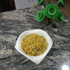 A picture of Sauteed Shredded cabbage and carrot combo.