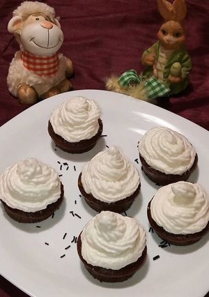 Néger kocka muffin🧁🧁 recept fotója