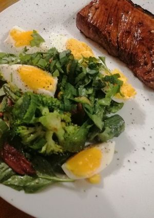 A picture of Egg and anchovy salad.