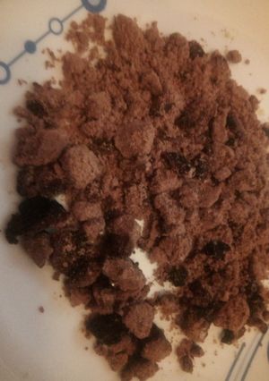 Une photo de Pâte crumble au cacao