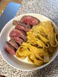 Cajun Tagliatelle with Pan-Seared Steak