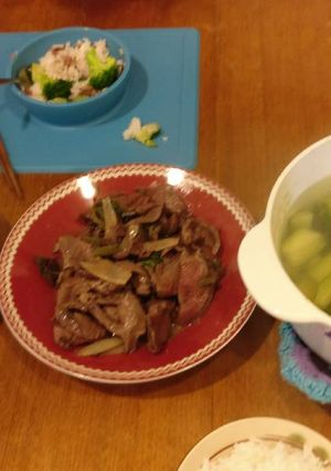 A picture of Boiled and stirfried pork heart.
