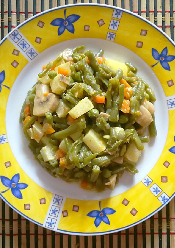 Una foto de Menestra de verduras