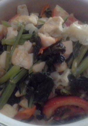 Foto resep Tumis Sawi Campur 🌿🍤