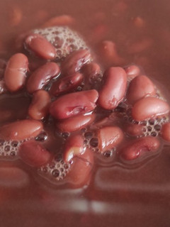 Una foto de Frijoles en olla