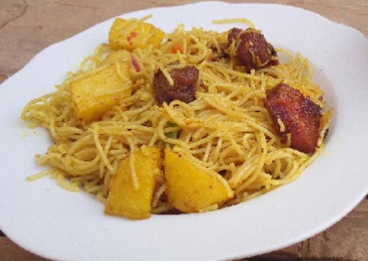 Recipe of Ultimate Stir fried spaghetti | This is Recipe So Satisfying You Must Attempt Now !!