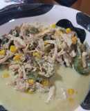 Rajas en crema