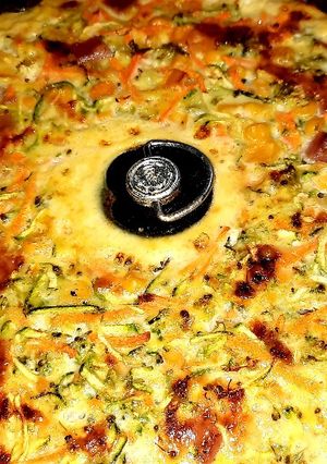 Una foto de Budín de Vegetales