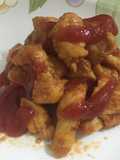 ไก่ชิ้นอบซอสอเมริกาโน่
