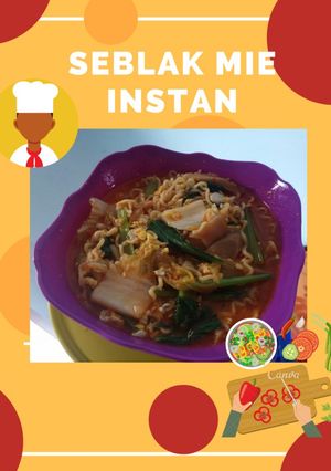 Foto resep Seblak mie instan sederhana