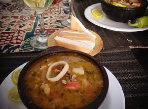 Una foto de Sopa marinera