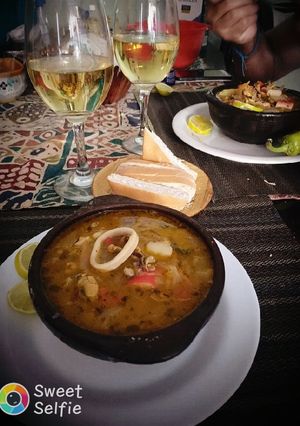 Una foto de Sopa marinera