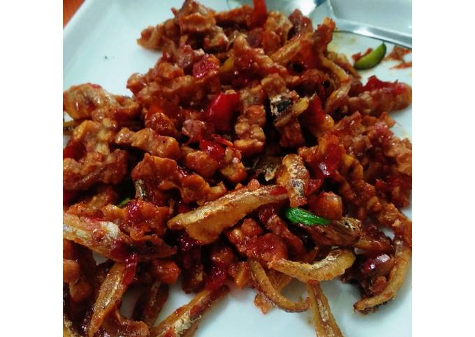 Sambal goreng tempe teri