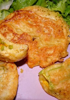 Une photo de Beignets de courgettes (vegan)