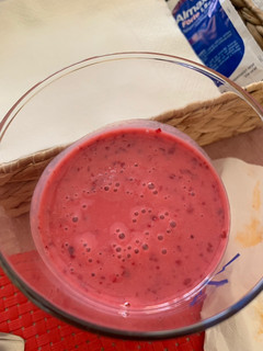 Una foto de Batido de cerezas