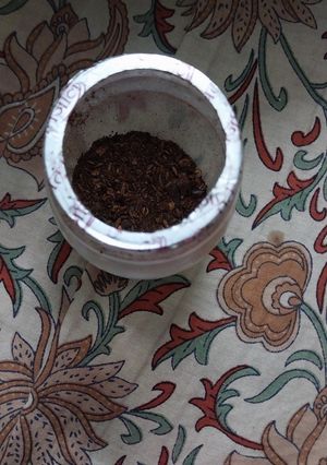 A picture of Raiyta masala(homemade).