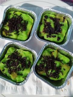 Foto resep Puding roti tawar pandan