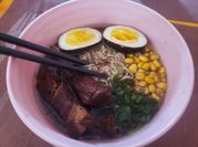 Una foto de ramen fácil