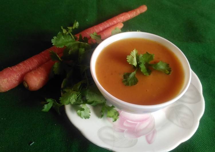 Simple Way to Prepare Homemade Carrot ginger soup