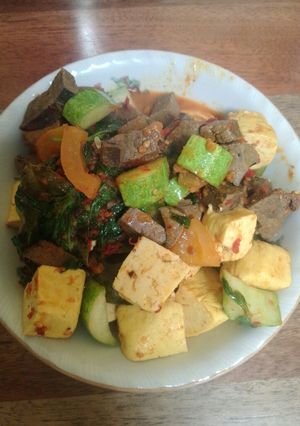 Foto resep Ati mix tahu ala mama ss
