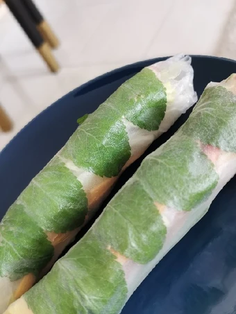 Easy Steps to Prepare Recipes Thai Style Veggie Summer Rolls w/ Peanut Sauce the Delicious Can Pamper Your Tongue.