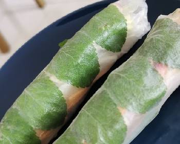 The New Way Serving Recipe Thai Style Veggie Summer Rolls w Peanut Sauce Practical Delicious