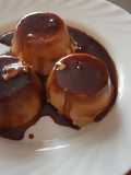 Flan de turrón blando