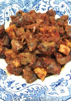 Foto resep Sambel Goreng Ati Ampela + Tahu