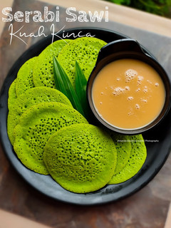 Foto resep Serabi Sawi Kuah Kinca
