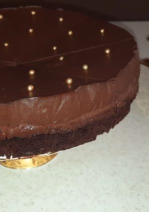 عکسی از دستور چیزکیک شکلاتی