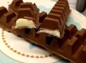 Una foto de Barritas de chocolate (igual a las kinder)