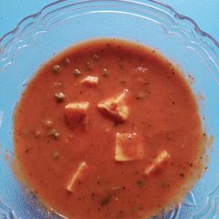 A picture of Matar paneer.