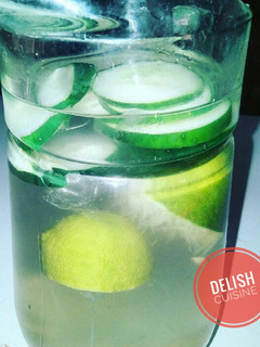 A picture of Flavoured water.
