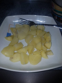 Una foto de Patatas cocidas en microondas