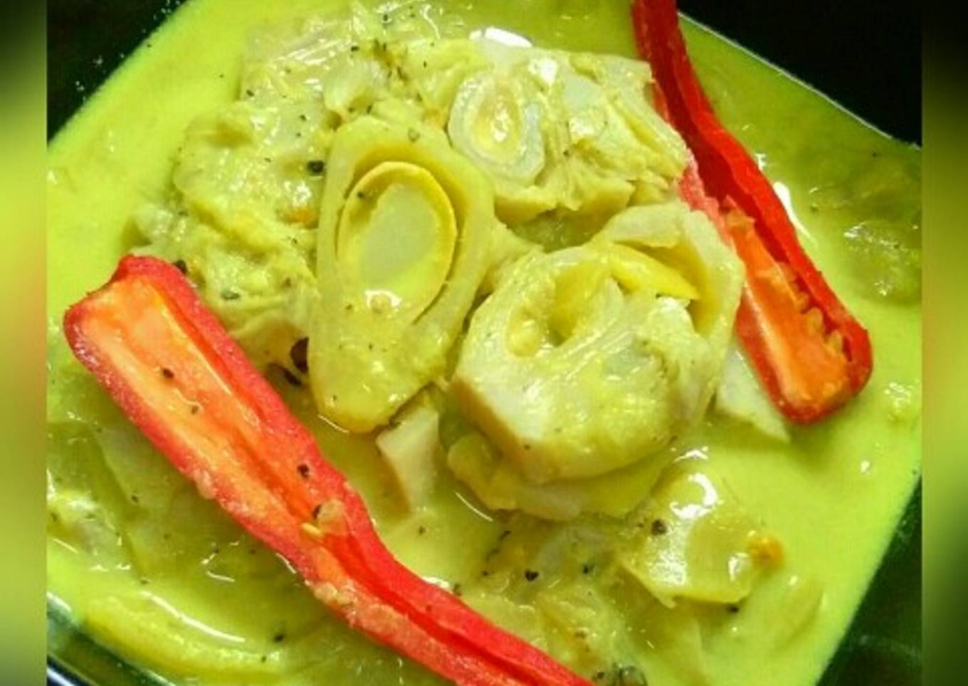 Buah muda matang kuning tebal Jack