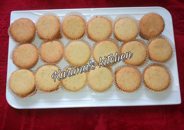 Recipe of Homemade Vanilla cup cakes