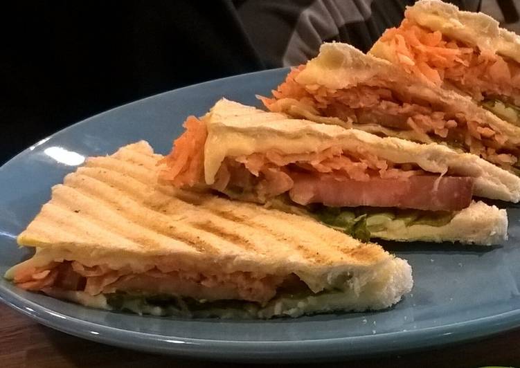 Sándwich vegetariano Receta de solsandra Cookpad