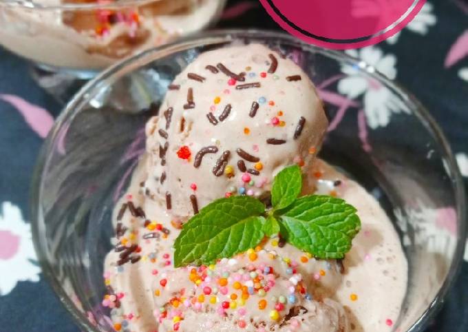 Standar Bagaimana cara memasak Ice Cream Coklat yang gurih